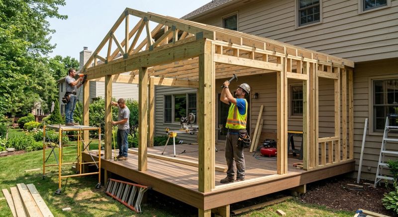 Enclosed Deck Installation in Longmont, CO