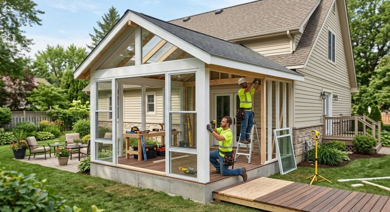 Deck Enclosure Construction in Knoxville, TN