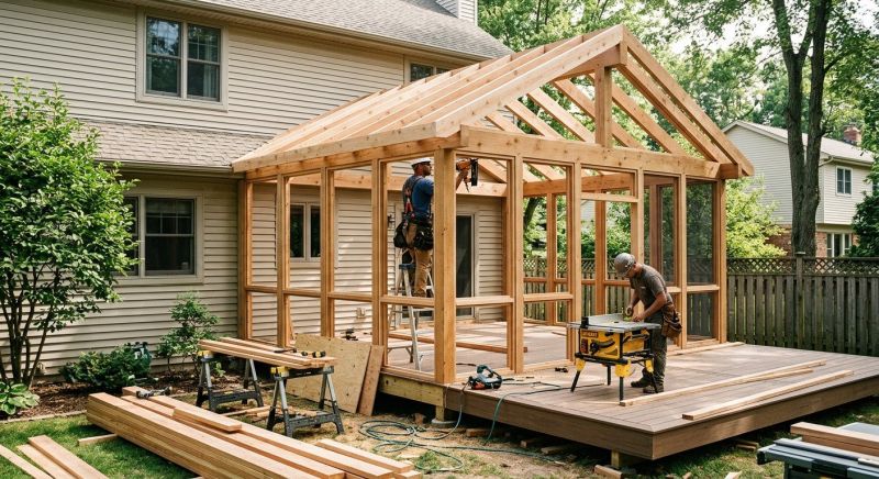 Deck Enclosure Installation in Longmont, CO