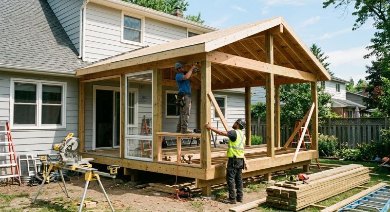 Deck Enclosure Installation in Asheville, NC
