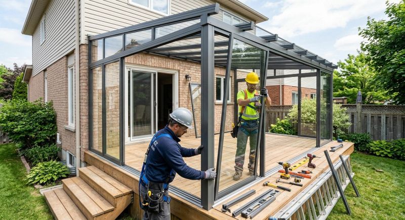 Enclosed Patio Installation in Cincinnati, OH