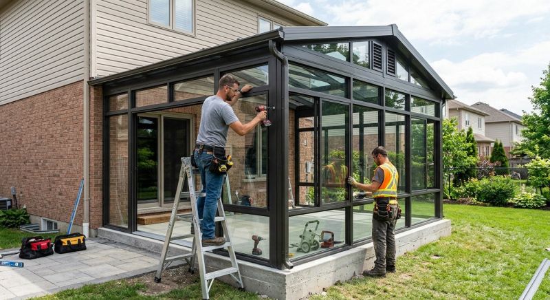 Enclosed Patio Installation in Chattanooga, TN