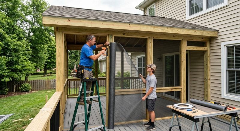 Enclosed Porch Construction in Arvada, CO