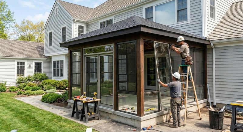 Enclosed Porch Installation in Seattle, WA