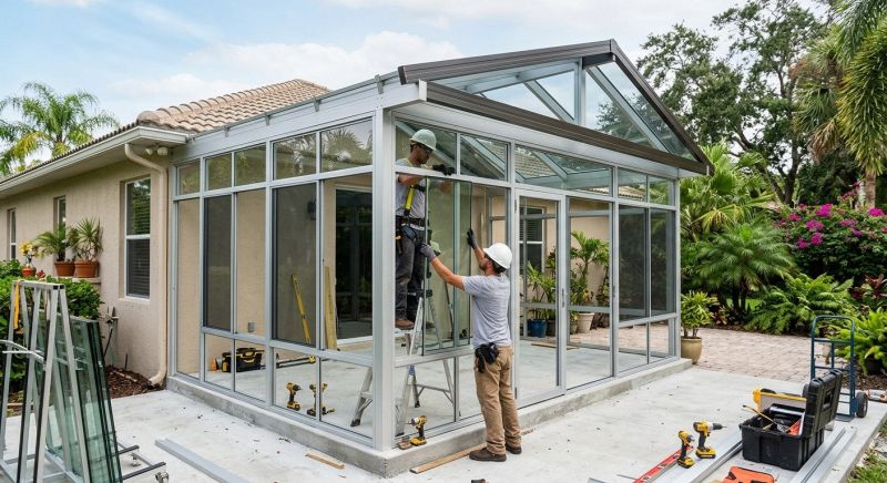 Florida Room Installation in Dallas, TX