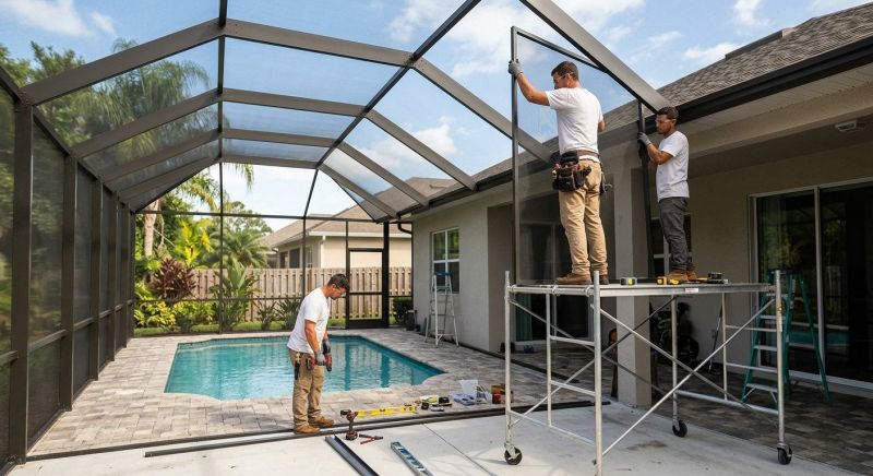 Lanai Enclosure Installation in Austin, TX