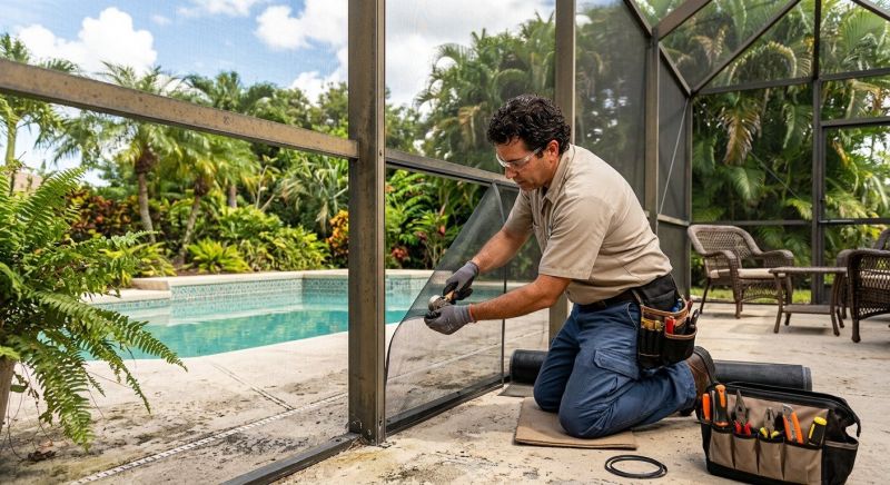 Lanai Enclosure Repair in Asheville, NC