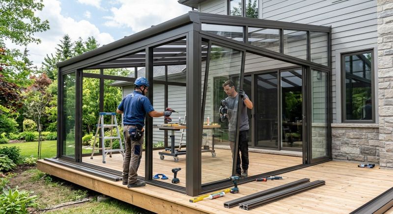 Patio Enclosure Installation in Longmont, CO