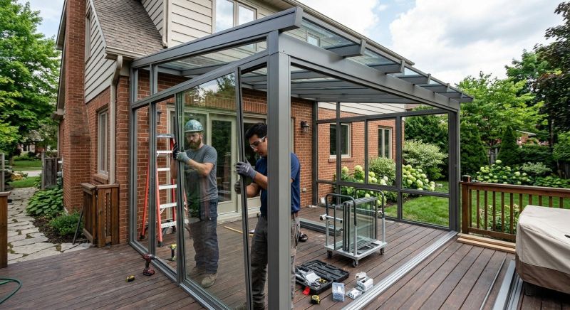 Patio Enclosure Installation in Longmont, CO