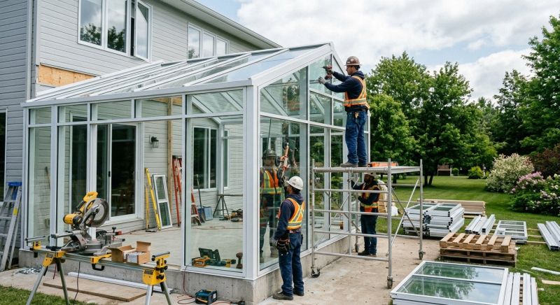 Sunroom Addition Construction in Knoxville, TN
