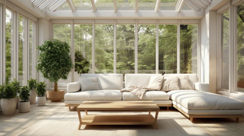 Modern Sunroom Interior