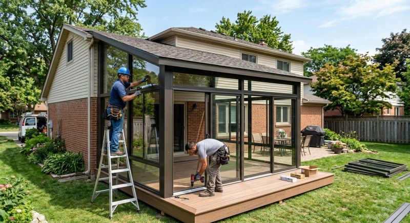 Three Season Room Installation in Charlotte, NC